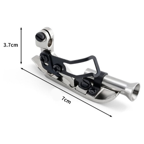 4 Thread Overlock Machine Universal Beading Presser Foot 6/8mm, Overlock & Bead Sewing Integrated, Smooth Running 8mm