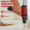 10Pcs Drywall Screw Setter Bit Set PH2, Magnetic Positioning Bits with Adjustable Depth Stop, 1/4" Hex Shank S2 Steel 5