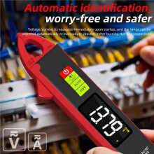 UX1 Digital Clamp Meter 100A Auto-Ranging Non-Contact Current Voltage Frequency Temperature Voltmeter Multimeter