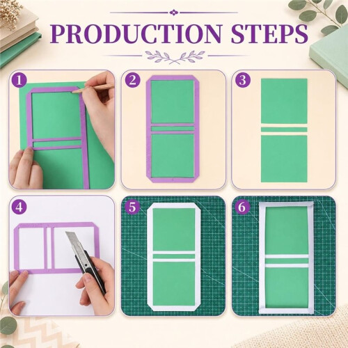 9Pcs Book Binding Easy Scrapbooking Tools Book Binding Kit Supplies for Notebook Calender Junk Journal Handbook 1