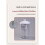 Electric Suction Unit Accessories, Filter, Liquid Storage Bottle, Sputum Cup Container, Suction Tube Replacement Parts 6