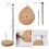 Adjustable Wooden Thread Stand for Home Sewing Machines - Single Spool Holder, Extendable Bobbin Organizer 5
