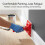 Paint Edger Trimmer with 2 Pads for Walls & Corners,Adjustable Angle Design,Sponge Paint Pad Applicator Red 2