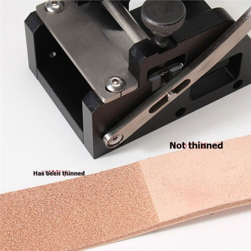 Professional Leather Skiving Machine -Thinning Tool for Cowhide and  Leather with Extra Blade 2