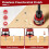 Countersink Drill Bit Set with Depth Stop, 5 PCS TCTCutters & HSS Bits Adjustable Aluminum Alloy Stop Collar for Wood 5