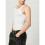 Men'S Solid Color Sleeveless Fitted Stretch Tank Top White XL 4