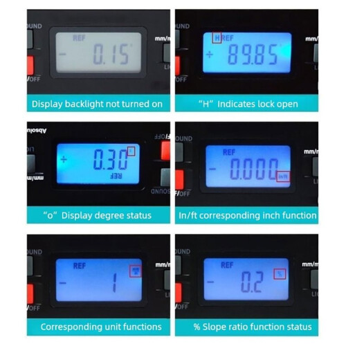 Digital Protractor Inclinometer Angle Finder with Magnetic Base - Digital Level Box for Woodworking, Construction, DIY