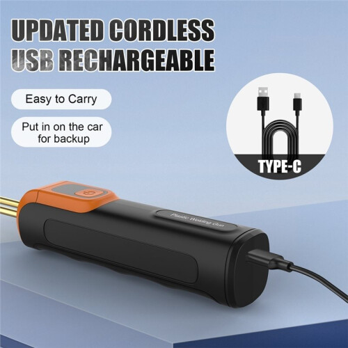 Cordless Handheld Plastic Welding Machine USB Rechargeable Welding Machine Hot Stapler  Repair Tool for Car Bumper 2