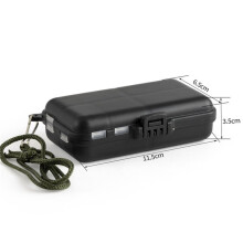 10 Pcs Pocket Tackle Box Set, Tackle Box Organizer with Adjustable Dividers, Fishing Storage Containers