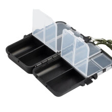 10 Pcs Pocket Tackle Box Set, Tackle Box Organizer with Adjustable Dividers, Fishing Storage Containers