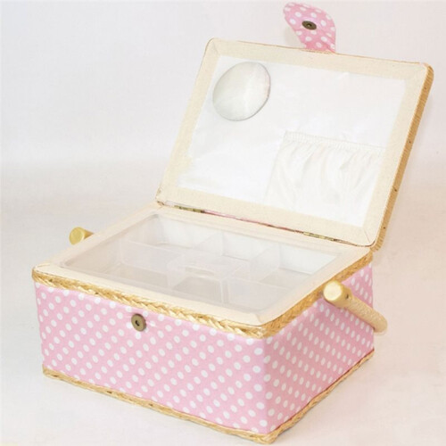 Portable Sewing Kit Basket - Complete Home Sewing  with Handle & Organizer 1