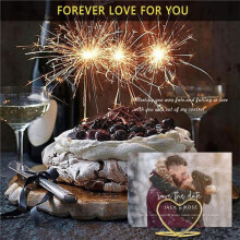 32PCS Gold Heart Card Holders- for Small Photos,Pictures,Business Cards,Game Cards Stand Clips for Wedding,Party,Office