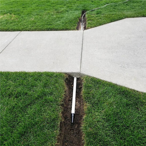 4 Set Walkway Tunnel Kit, Under Sidewalk Boring Tool for 3/4 Inches Pipe for Tunneling Beneath Sidewalks