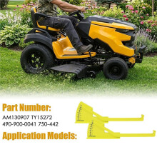 Lot de 2 Jauges de Nivellement de Plateau de Coupe pour Tondeuses Autoportées pour AM130907 TY15272 et Stens 750-442 (Niveleur Universel de