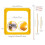 Square Knitting Kit - DIY Weaving Tool with Hook for Scarves, Hats, Crafts - Beginner Friendly 6
