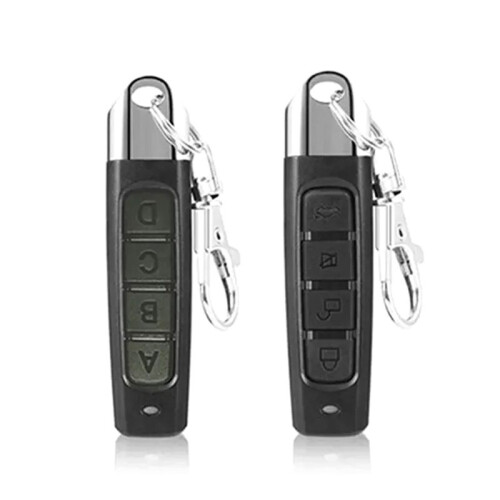 Télécommande 433 MHz, Télécommande Universelle de Porte de Garage avec Duplication Sans Fil, 4 en 1 (A+B)