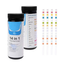 14 in 1 Drinking Water Test Kit Strips, 50cnt. Home Water Quality Test for Tap 1 Bottle 100 Strips