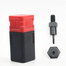 Rivet Nut Gun Kit - M3-M12 Metric & 6-32 to Includes 7 Sets of Mandrels & Nosepieces for Versatile Fastening Metric
