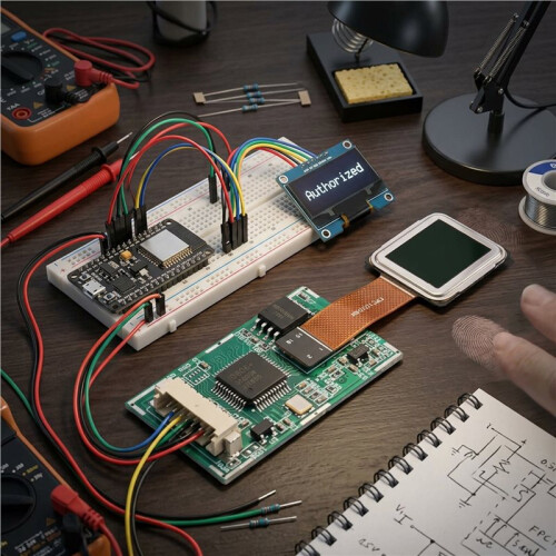 FPC1020AM UART Fingerprint Recognition Module W 3000 Storage for Intelligent Lock Access Control Embedded Development 2