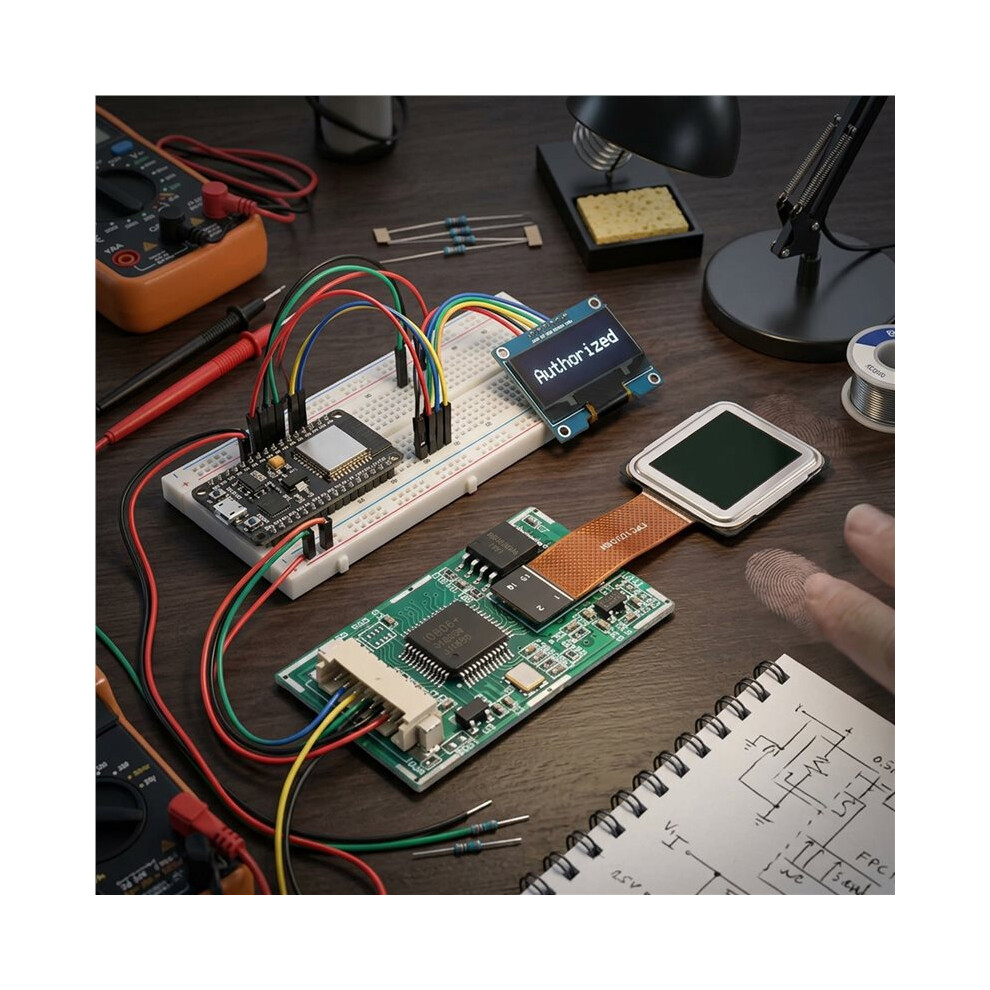 FPC1020AM UART Fingerprint Recognition Module W 3000 Storage for ...