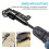 Flexible Drill Bit Extension Set with 105 Right Angle Attachments, Rotatable Socket Adapters & Bendable Shaft 6