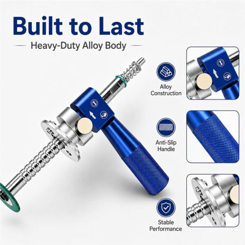 PVC Internal Pipe Cutter Adjustable Drill Attachment for Flush Cuts Tight Spaces Plumbing Repair Handle Easy Control 2