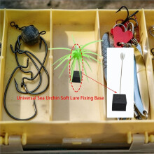 Soft Lure Storage Rack - Sea Urchin Dice Bait Holder, Fishing Tackle Box Insert, Keeps Lures Intact & Organized