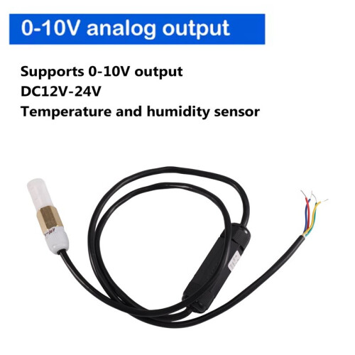 Temperature and Humidity Sensor - 0-10V Analog Output Transmitter - PLC Industrial Temperature and Humidity Probe 1