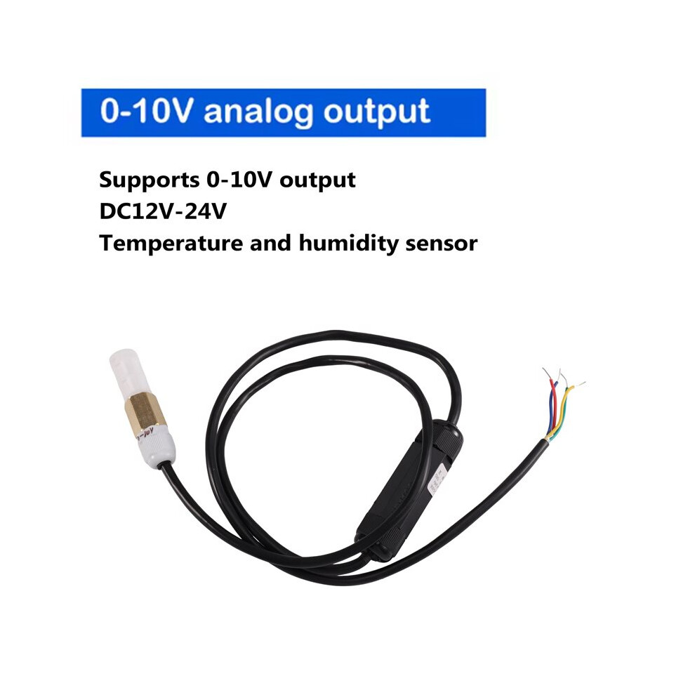 Temperature and Humidity Sensor - 0-10V Analog Output Transmitter - PLC ...