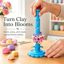 Sleeves Modular Clay Bloom Maker DIY Clay Flower Making Tool for Polymer & Modeling Clay Handmade with Clay