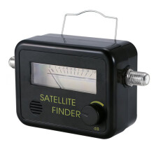 Medidor de Sinal de Satélite Profissional - Ponteiro Preciso para Alinhamento de Antena e Fácil Aquisição de Satélites