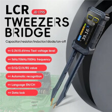 Intelligenter -Brücken-Pinzettentester, 100 Hz/1 KHz/10 KHz, SMD-ESR-Tester für Kapazität, Widerstand, Induktivität und Dioden