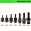 7-Piece Manual Rivet Nut Tool Kit M3-M12 Rivet Nut Setter Hand Tool for Fastening Applications 4