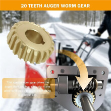917-04861 20 Teeth Auger Worm Gear,Snowblower Worm Gear for MTD Cub Cadet Troy-Bilt 247886911 247889571