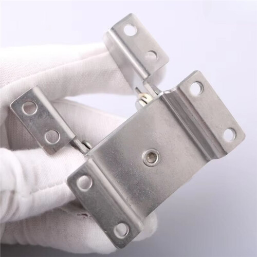 Dobradiça de Torque de Eixo Duplo em Aço Inoxidável, com Rotação de 360 e Parada Controlada, com Amortecimento Constante. 2
