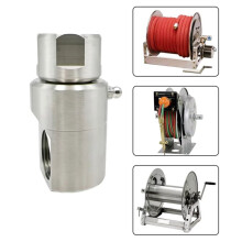 Hose Reel Swivel, 3/4 Inch FXF Swivel Hose Reels Heavy Duty with Grease Zerk for Industrial and Home Steel Hose Reel