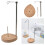 Adjustable Wooden Thread Stand for Home Sewing Machines - Single Spool Holder, Extendable Bobbin Organizer 6