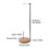 Adjustable Wooden Thread Stand for Home Sewing Machines - Single Spool Holder, Extendable Bobbin Organizer 7