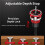 Countersink Drill Bit Set with Depth Stop, 5 PCS TCTCutters & HSS Bits Adjustable Aluminum Alloy Stop Collar for Wood 3