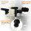 3/4" Rain Barrels Spigot Replacement Kit - Includes 2 Hose Adapters & Hole Saw for Easy Installation 3