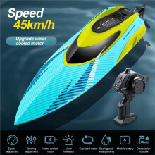 S3 Hogesnelheidsboot voor Groot Water, Elektrische Speedboot met Afstandsbediening en Oplaadbare Motor, Speelgoedbootmodel, Cadeau voor Kinderen,
