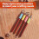 4 Pack Pottery Carving Tool Set 5.9inch Sculpture Carving Scraper Tool Pottery Modelling Shape for Tea Cup Mug Vase 5