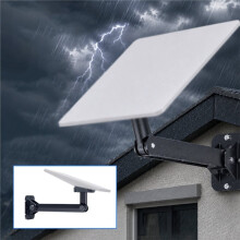 For Starlink  Wall Mount Bracket Rotatable Heavy Duty Outdoor Eave Mount Dual Rotation Mount