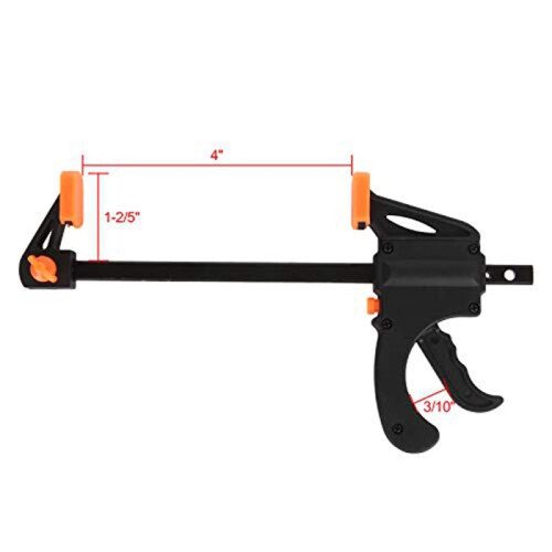 Conjunto de 8 Grampos de Madeira de 10 cm (4 Polegadas) com Fixação Por uma Mão, Grampos/Expansores, Ferramentas para Trabalhar Madeira 2