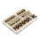 210PCS Box Rivet Nuts Carbon Steel M4-M12 Flat  Rivet Nuts Set Hardware Multi Sizes Insert Rivet Nuts(210PCS M4-M12) 2