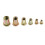 210PCS Box Rivet Nuts Carbon Steel M4-M12 Flat  Rivet Nuts Set Hardware Multi Sizes Insert Rivet Nuts(210PCS M4-M12) 5