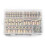 210PCS Box Rivet Nuts Carbon Steel M4-M12 Flat  Rivet Nuts Set Hardware Multi Sizes Insert Rivet Nuts(210PCS M4-M12) 9