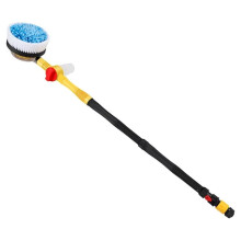 Kit de Brosse de Lavage de Voiture Rotative Automatique, Balai Nettoyeur Haute Pression Rotatif Ă 360 pour Voitures, Camping-Cars, Camions, Terrasses