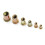 210PCS Box Rivet Nuts Carbon Steel M4-M12 Flat  Rivet Nuts Set Hardware Multi Sizes Insert Rivet Nuts(210PCS M4-M12) 4