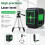 MG2 Laser Level Green  2 Lines Self-Leveling 120   Angle DIY Construction Measurement Tool 2